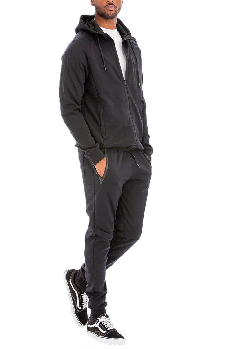 Dynamic Solid Tech Sweat Set-2