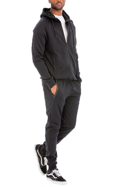Dynamic Solid Tech Sweat Set-2