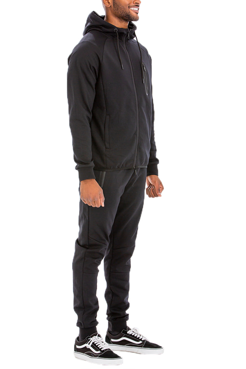 Dynamic Solid Tech Sweat Set-3