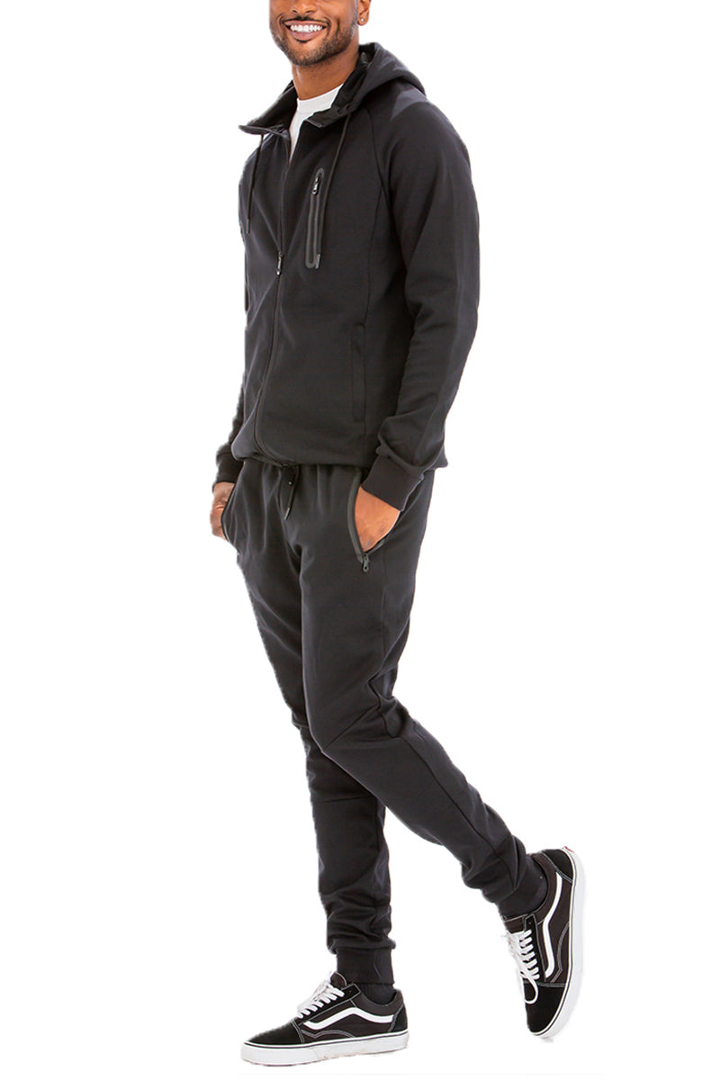 Dynamic Solid Tech Sweat Set-4
