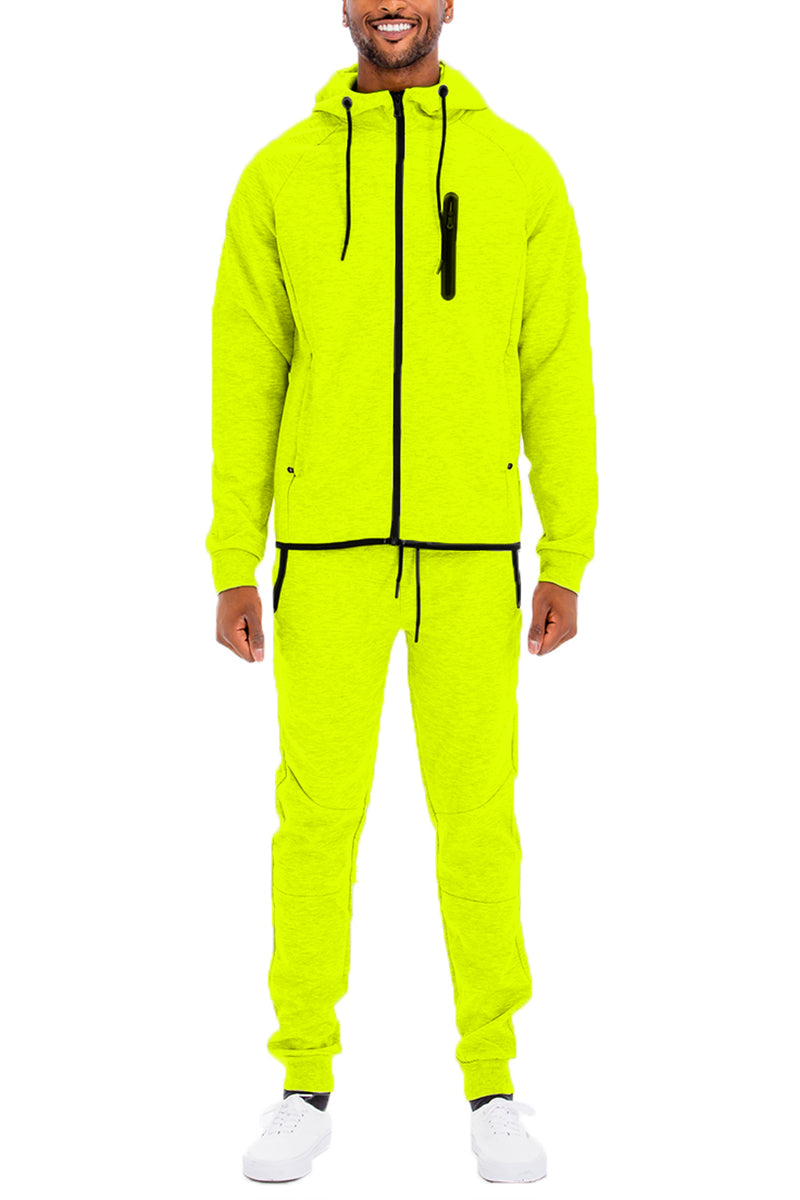 Dynamic Solid Tech Sweat Set-11