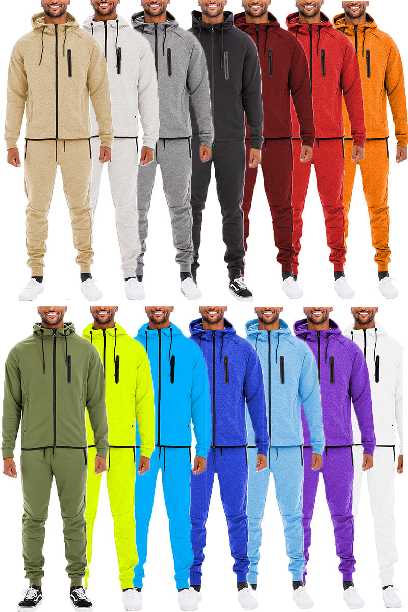 Dynamic Solid Tech Sweat Set-1