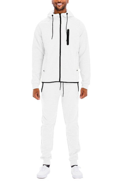 Dynamic Solid Tech Sweat Set-17